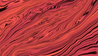 Red wavy pattern
