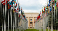 The UN building in Geneva