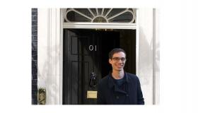 Patrick Pinkerton outside 10 Downing Street