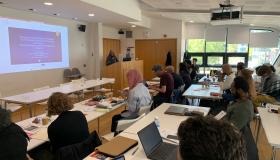 Dr Jasmine Gani giving the keynote address