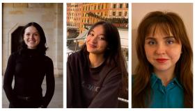 Julia Brown, Aliza Dufournet and Maddie Brown