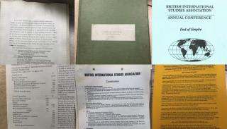 A collage of BISA documents from the mid-1970s