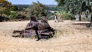 Relic from the Angolan civil war