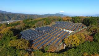 Solar panels in Japan