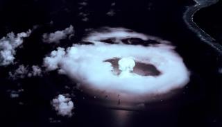 Atomic bomb explosion at Bikini