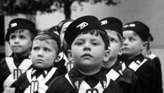 Children in Ballilla Italian Fascist Children's Organisation uniform