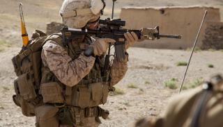 Afghan National Security Forces alongside Marines