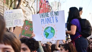 Climate change protestors