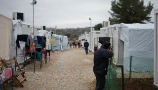 A migrant camp