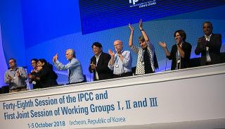 IPCC adoption of the Summary for Policymakers of the Special Report on Global Warming of 1.5°C.