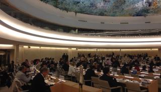 A 2015 meeting of the Human Rights Council