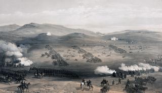 Painting of the Charge of the Light Brigade