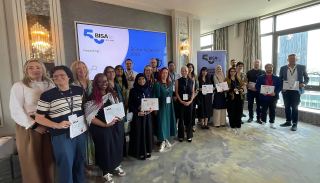 BISA prize winners with their awards 2025