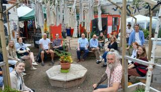 Environment and Climate Politics WG members at Brink! in Belfast, June 2025