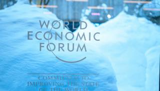 World Economic Forum logo with the phrase 'committed to improving the state of the world' below. 