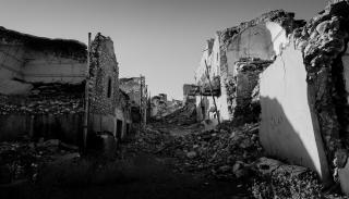 war ruins in Iran