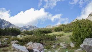 mountain scene in bulgaria