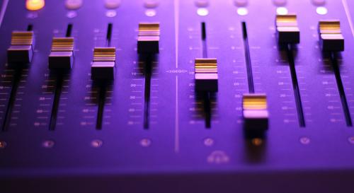 Mixing sliders