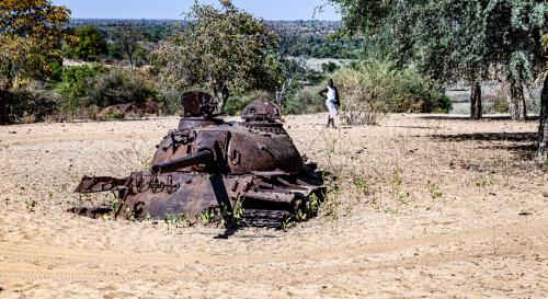 Relic from the Angolan civil war