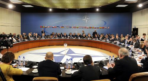 NATO meeting in Brussels, 2010