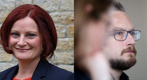 Ruth Blakeley and Kyle Grayson