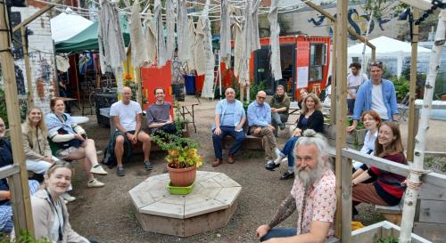 Environment and Climate Politics WG members at Brink! in Belfast, June 2025