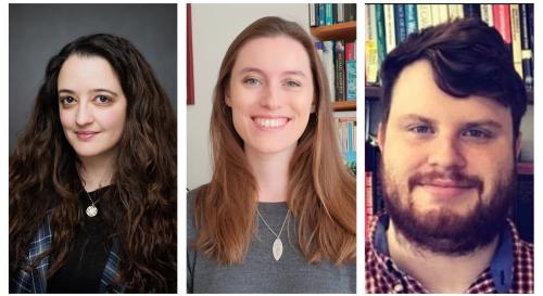 Headshots of  Dr. Hillary Briffa, Dr. Maísa Edwards, and Dr. Robert Ralston.