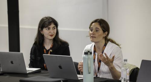 Two woman panellists at BISA 2026