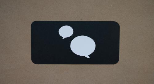 speech bubbles
