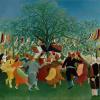 Henri Rousseau's painting - A Centennial of Independence